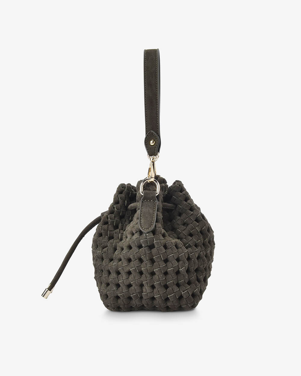 Box Weave Bucket - Khaki