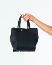 Load image into Gallery viewer, Carnegie Tote - Black Weave