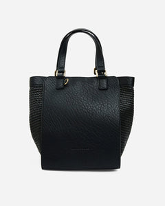 Carnegie Tote - Black Weave