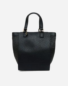 Carnegie Tote - Black Weave