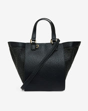 Load image into Gallery viewer, Carnegie Tote - Black Weave