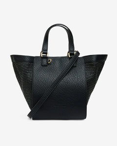 Carnegie Tote - Black Weave