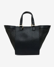 Load image into Gallery viewer, Carnegie Tote - Black Weave