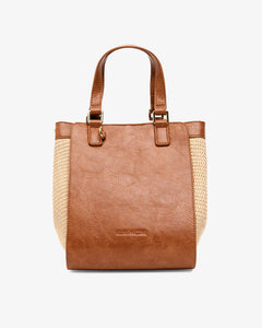 Carnegie Tote - Tan Weave