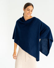 Load image into Gallery viewer, Cashmere Caplet Navy