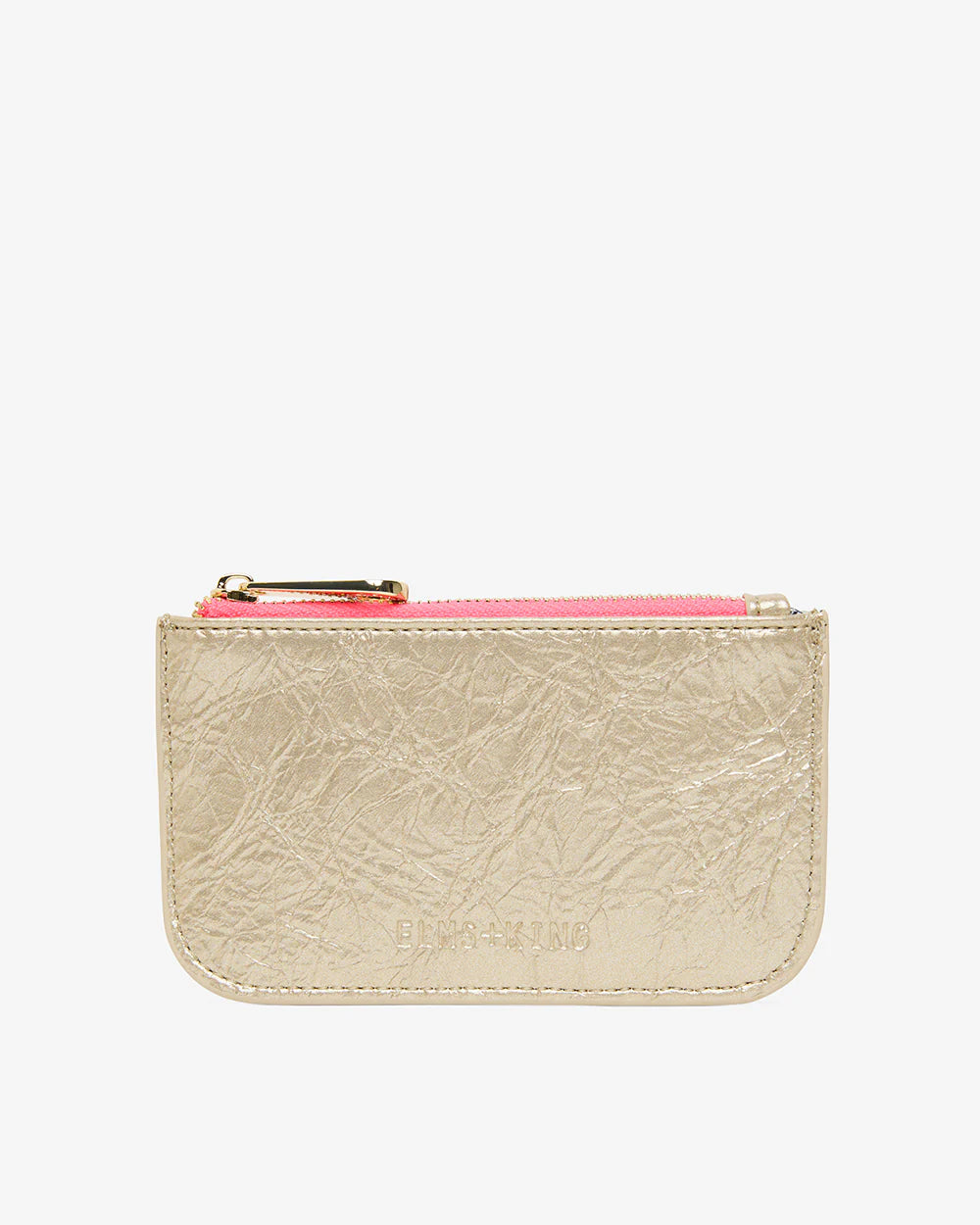 Centro Wallet - Light Gold Crinkle