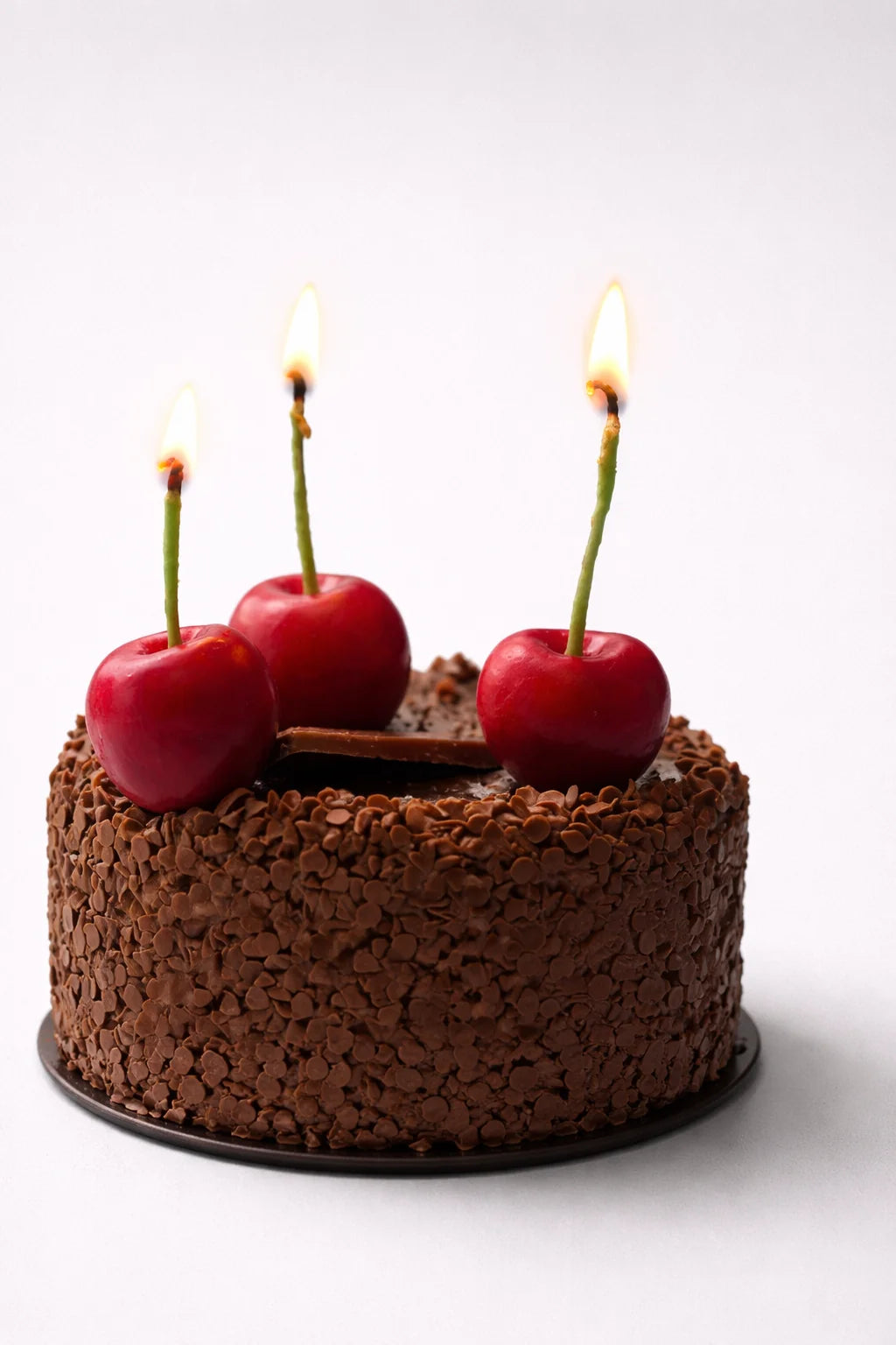 Cherry candles - set of 8 pieces