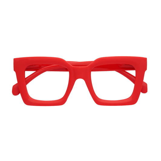 Asher Red Reading Glasses