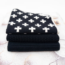 Load image into Gallery viewer, Dishcloth 3pk Variety Monochrome+