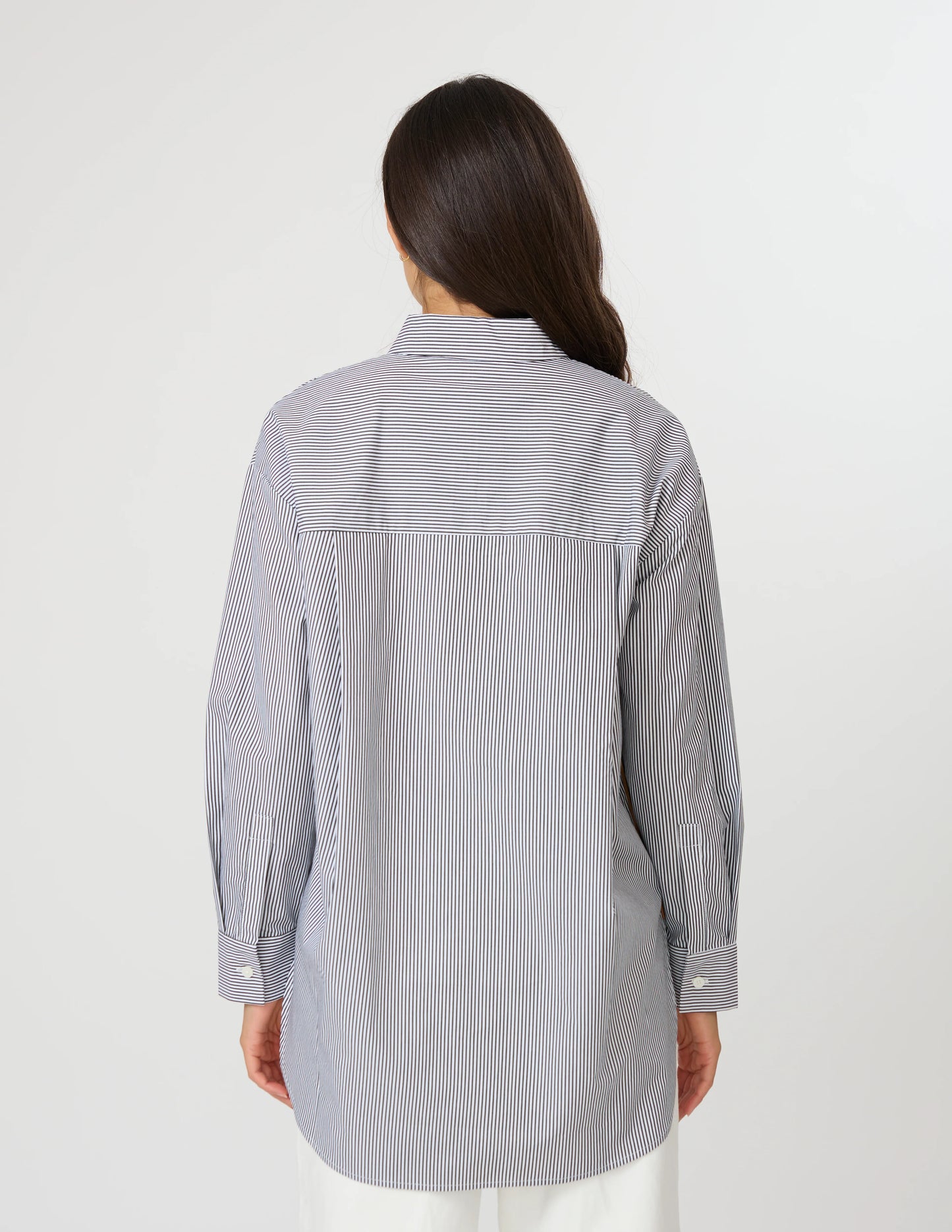 Casino Shirt - Black/White Mini Stripe
