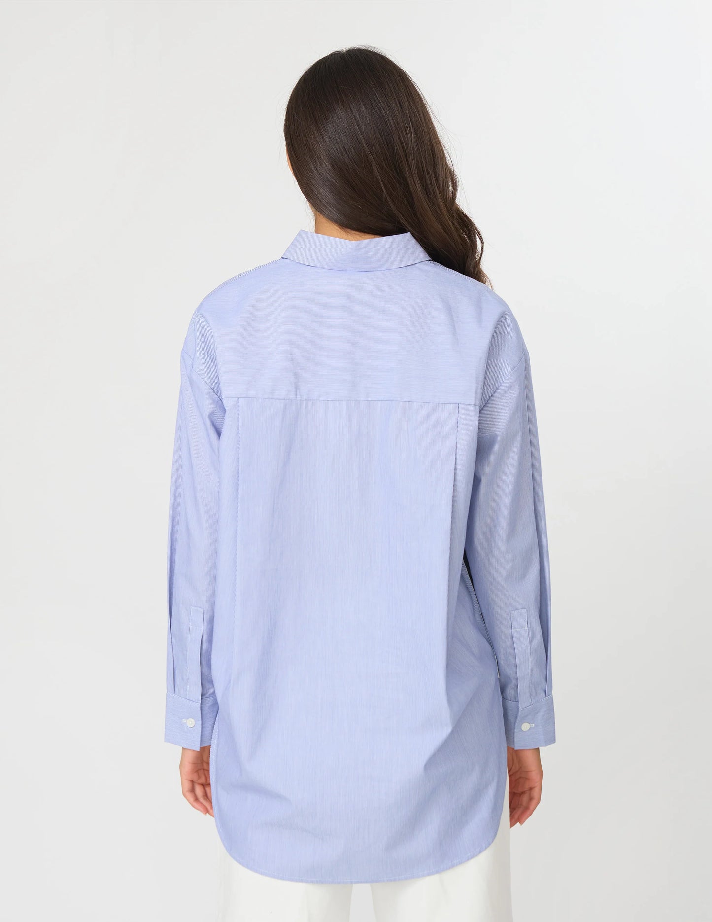 Casino Shirt - Blue/White Mini Stripe