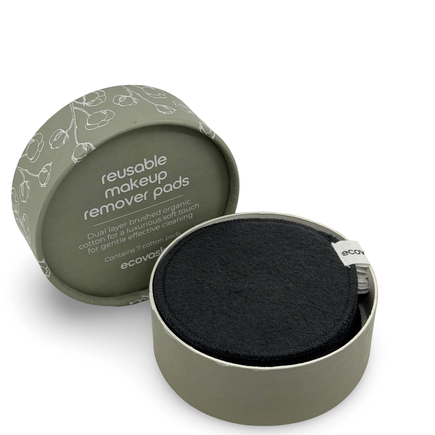 Reusable Makeup Remover Pads 7pc - Dark Grey