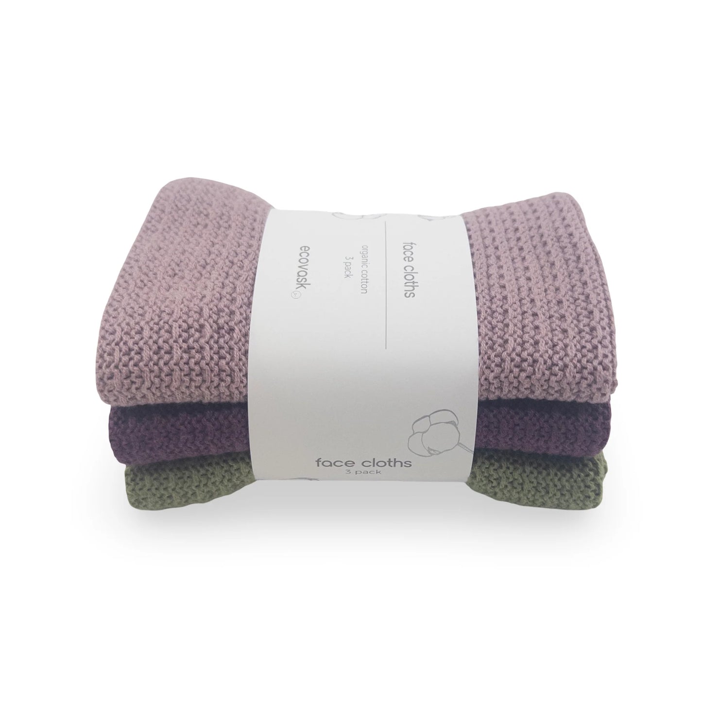 Face Cloth 3pk - Primrose