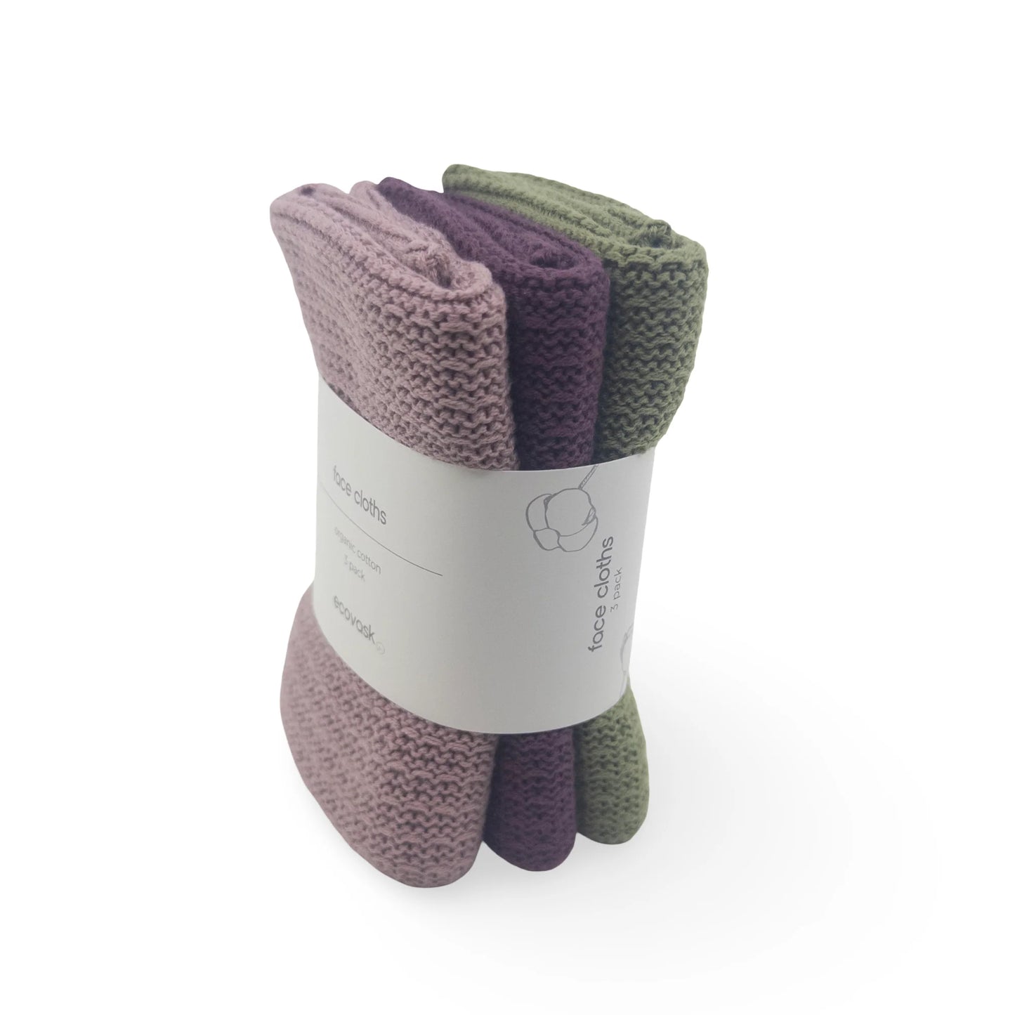 Face Cloth 3pk - Primrose