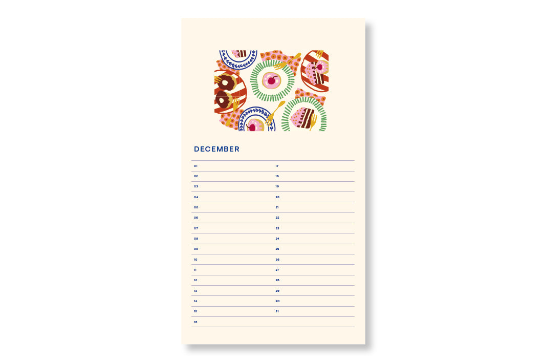 Birthday Calendar - Fabrique Sun