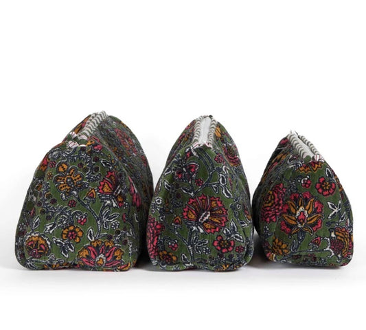 Flowers Velvet Pouches