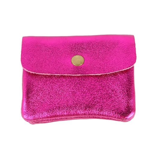 Metallic Fuchsia Coin Purse