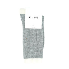 Load image into Gallery viewer, Merino Wool Grey &amp; Cream Socks