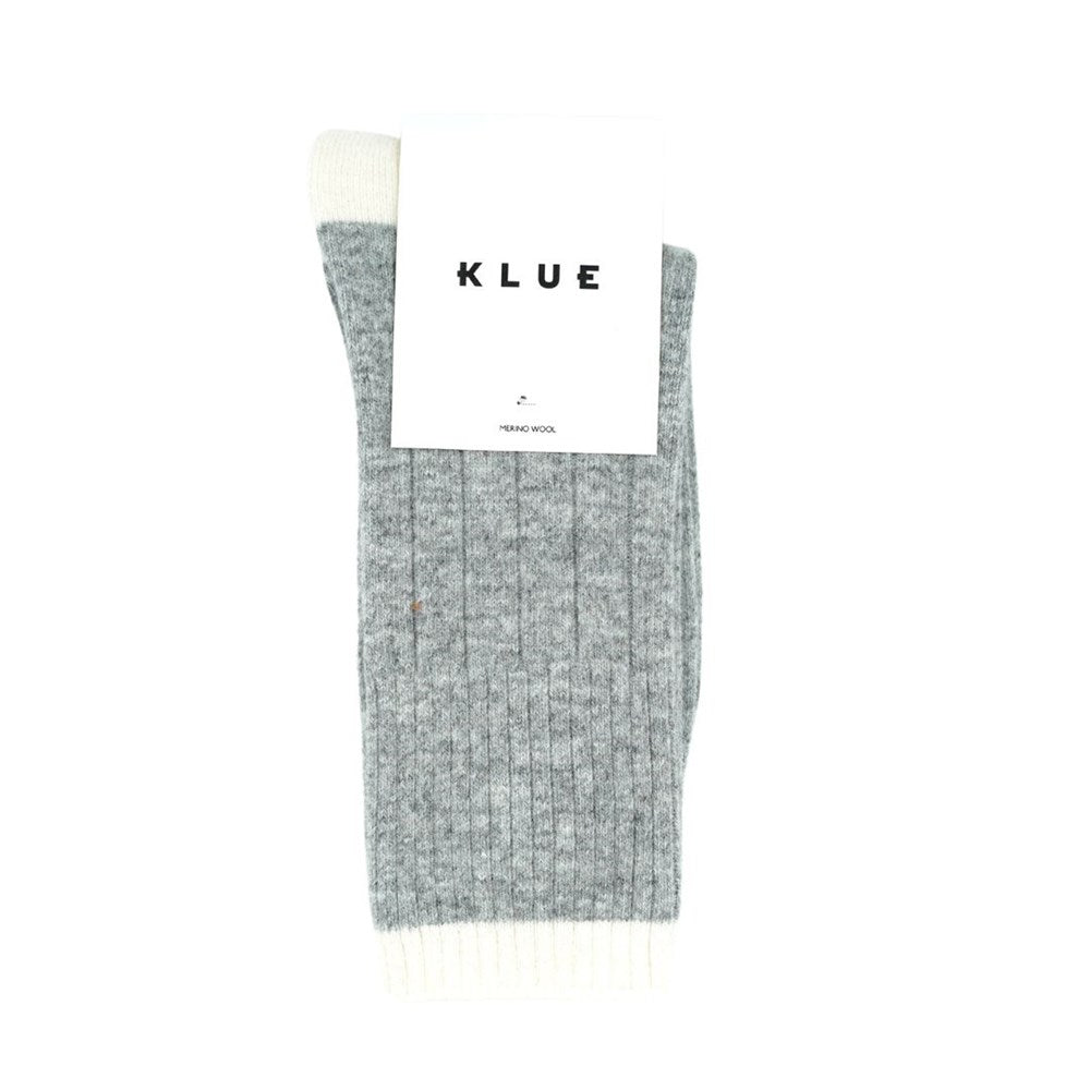 Merino Wool Grey & Cream Socks