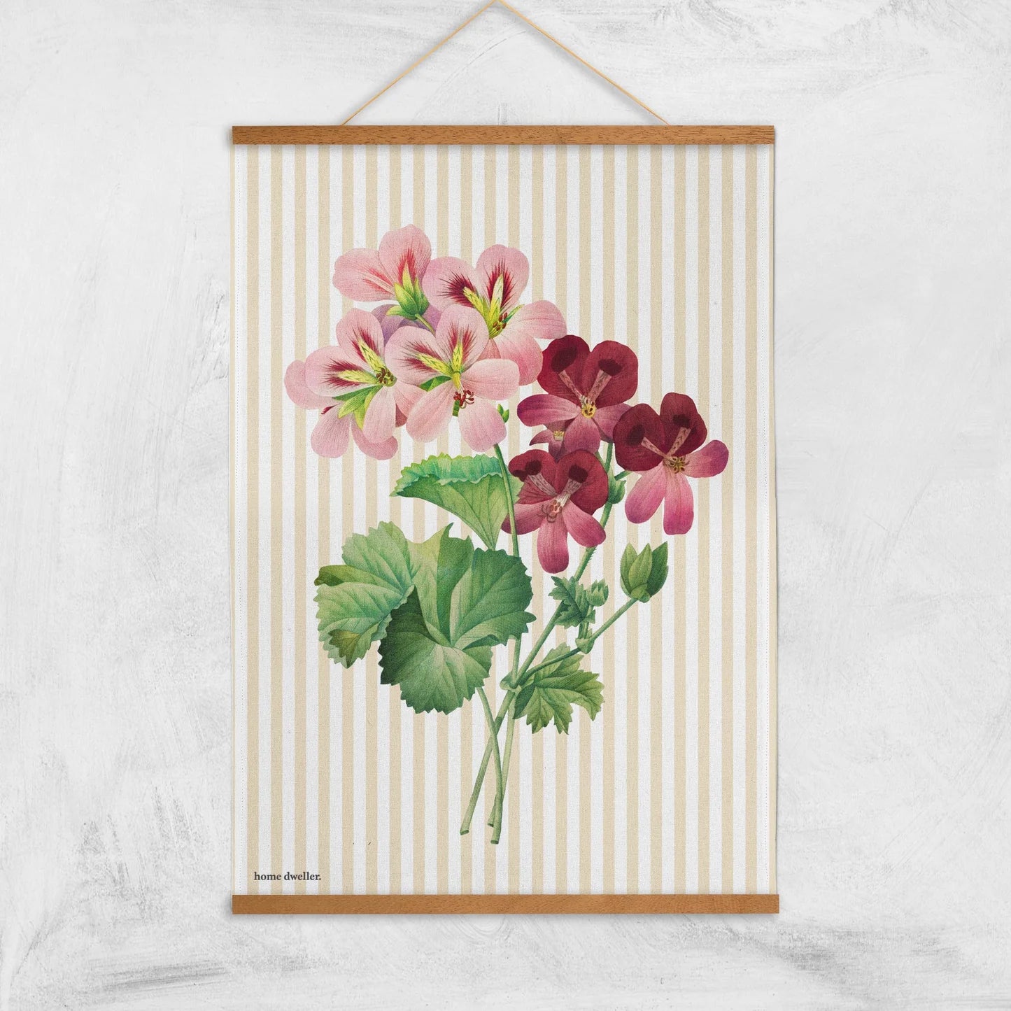 Geranium Tea Towel