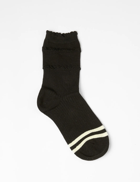 Sock Cherry - Black