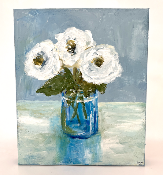 "White Roses" - By Sue McCarney