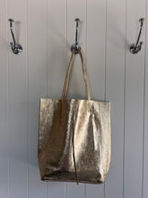 Load image into Gallery viewer, Metallic Gold Tote