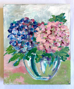 "Hydrangeas in Pinks & Blue" - By Sue McCarney