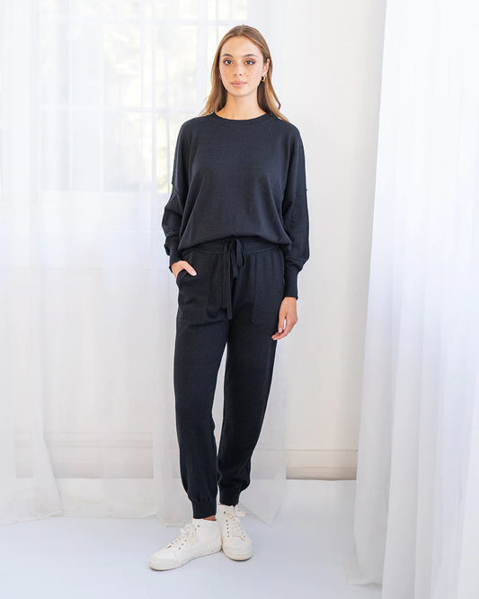 Ivy Track Pant Black