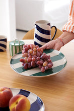 Load image into Gallery viewer, Cabana Green Stripe Platter