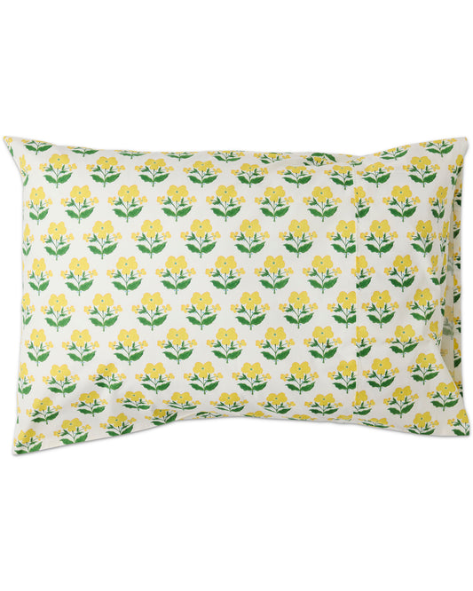 Kip & Co X Anna Spiro Indian Summer  - Yellow Organic cotton Pillowcases