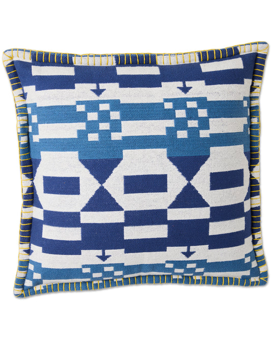 Kip & Co X Anna Spiro Tik Tak Woven Cushion (one size)
