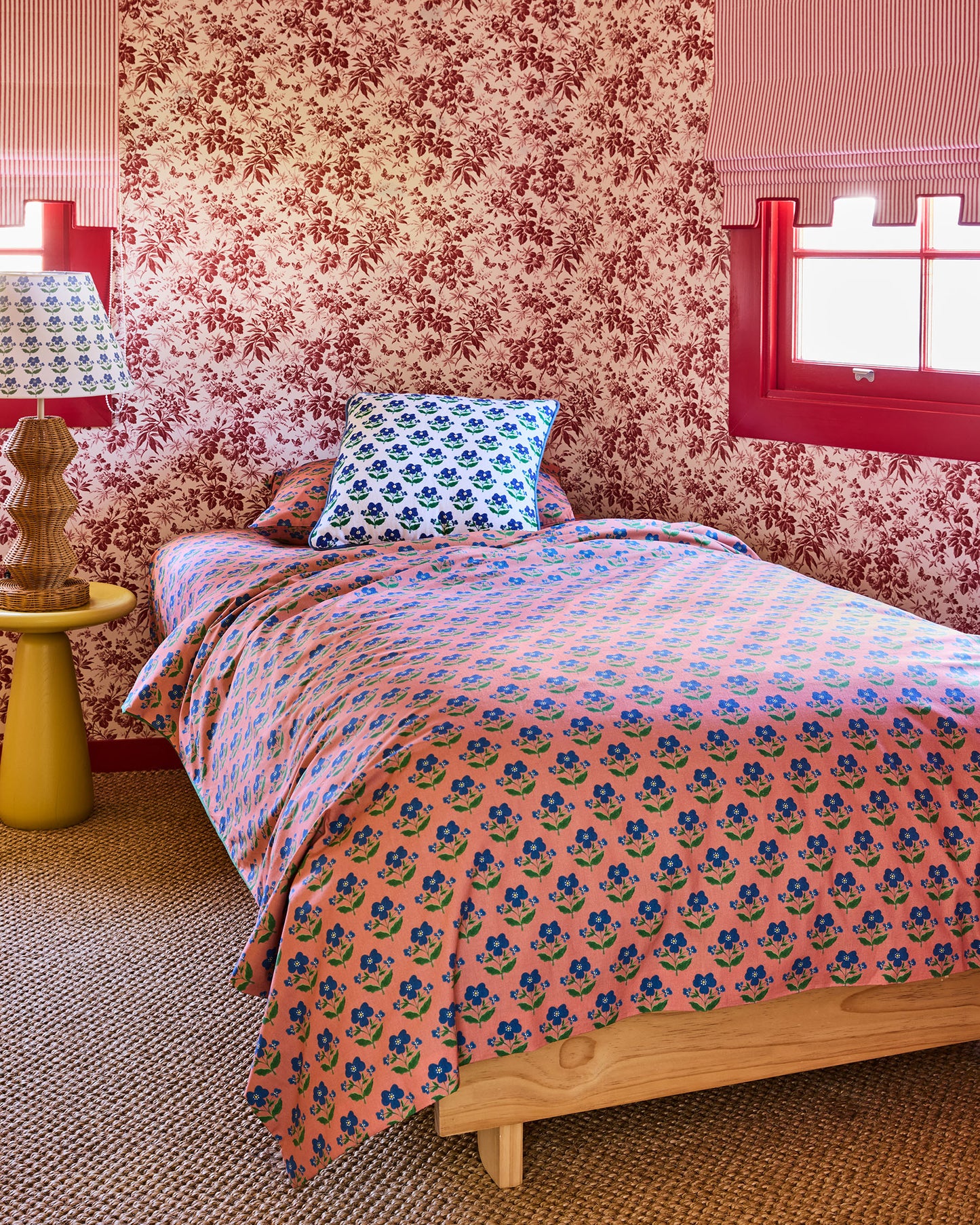 Kip&Co x Anna Spiro Indian Summer Rose Organic Cotton Quilt Cover