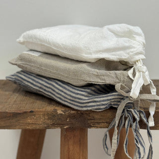 Basics White Linen Pillowcase Set