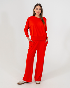 Speed Stripe Lounge Pant Poppy