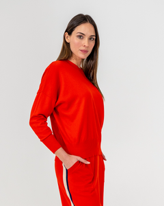 Speed Stripe Lounge Pant Poppy