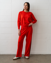 Load image into Gallery viewer, Speed Stripe Lounge Pant Poppy