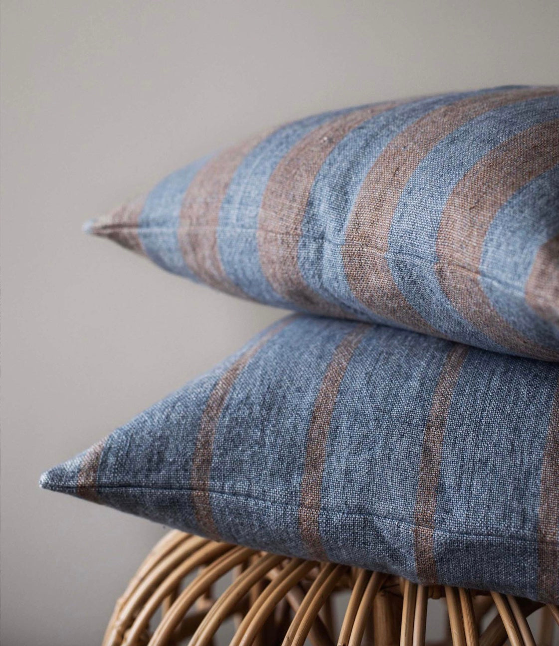 Melvin Cushion Cover - Biege stripe (50cm x 50cm)