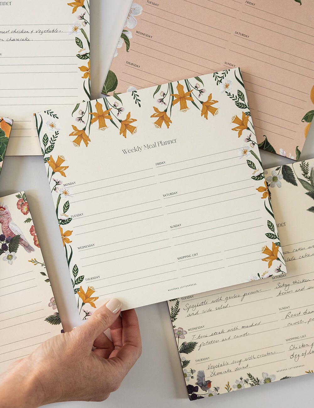 Meal Planner Notepad Daffodil