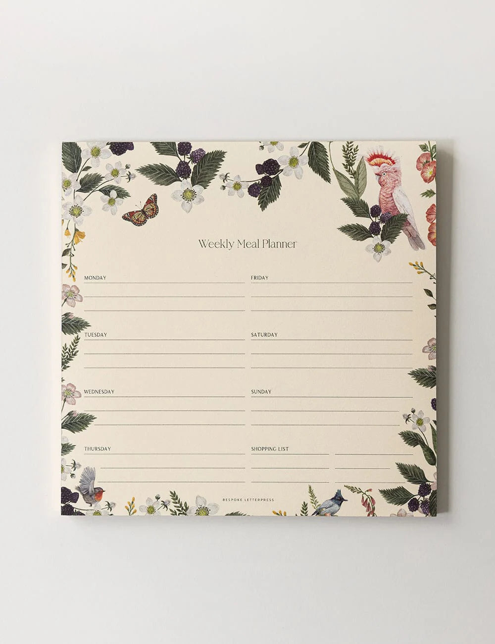 Meal Planner Notepad Cocktaoo