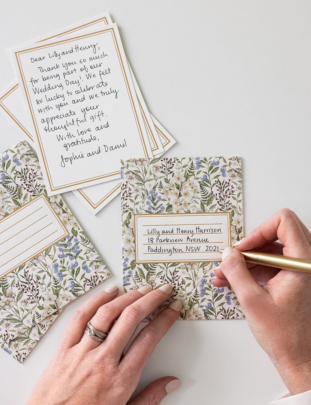 Forget Me Not 4pk Notecard Set