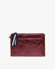 Load image into Gallery viewer, New York Coin Purse - Plum Crinkle