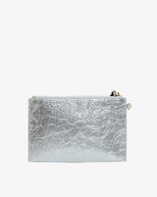 Load image into Gallery viewer, New York Coin Purse - Silver Crinkle