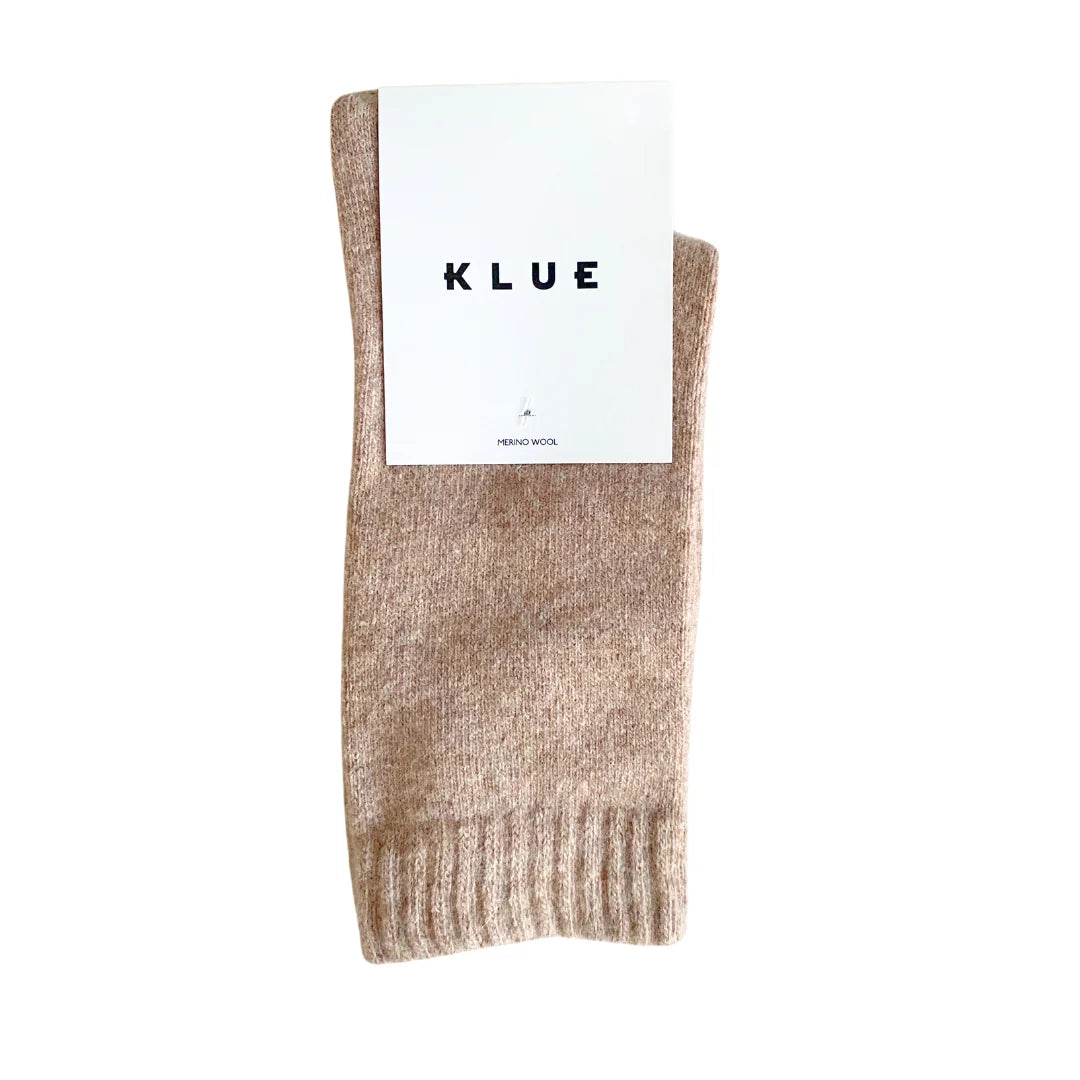 Merino Wool Beige Socks