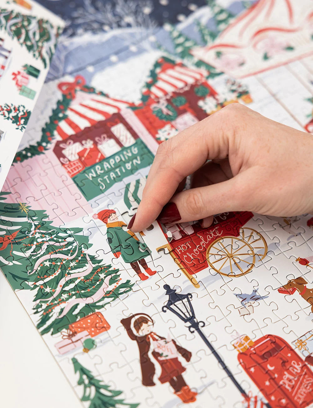 Christmas Market 1000 Piece Puzzle