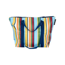 Load image into Gallery viewer, Retro Stripe Zip Medium Tote