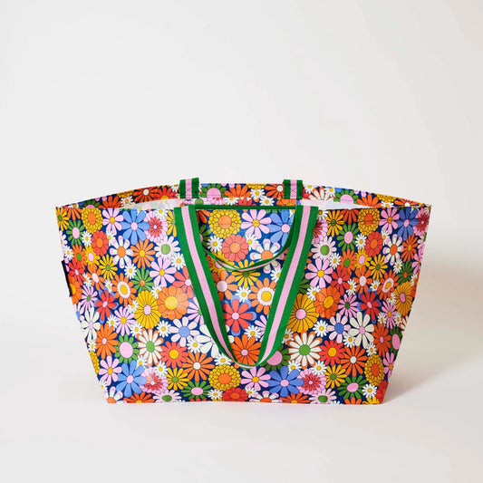 Oversized Tote – Coastal Floral