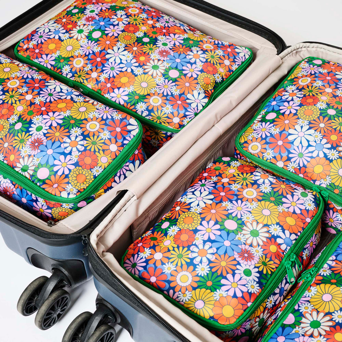 Packing Cube Set – Coastal Floral