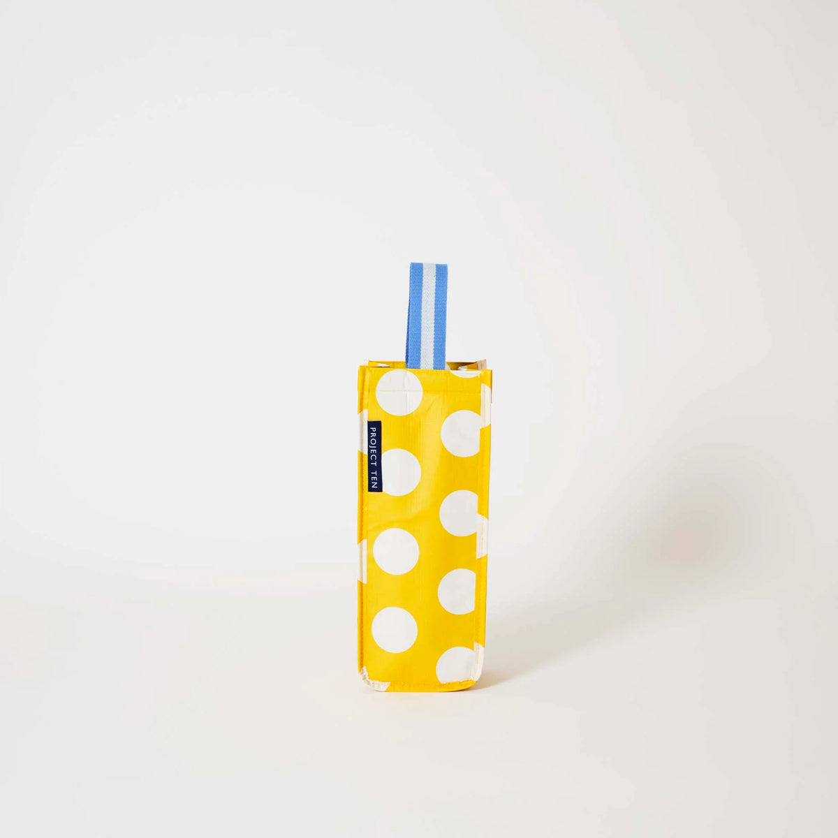 Wine Bag – Yellow Polka Dot