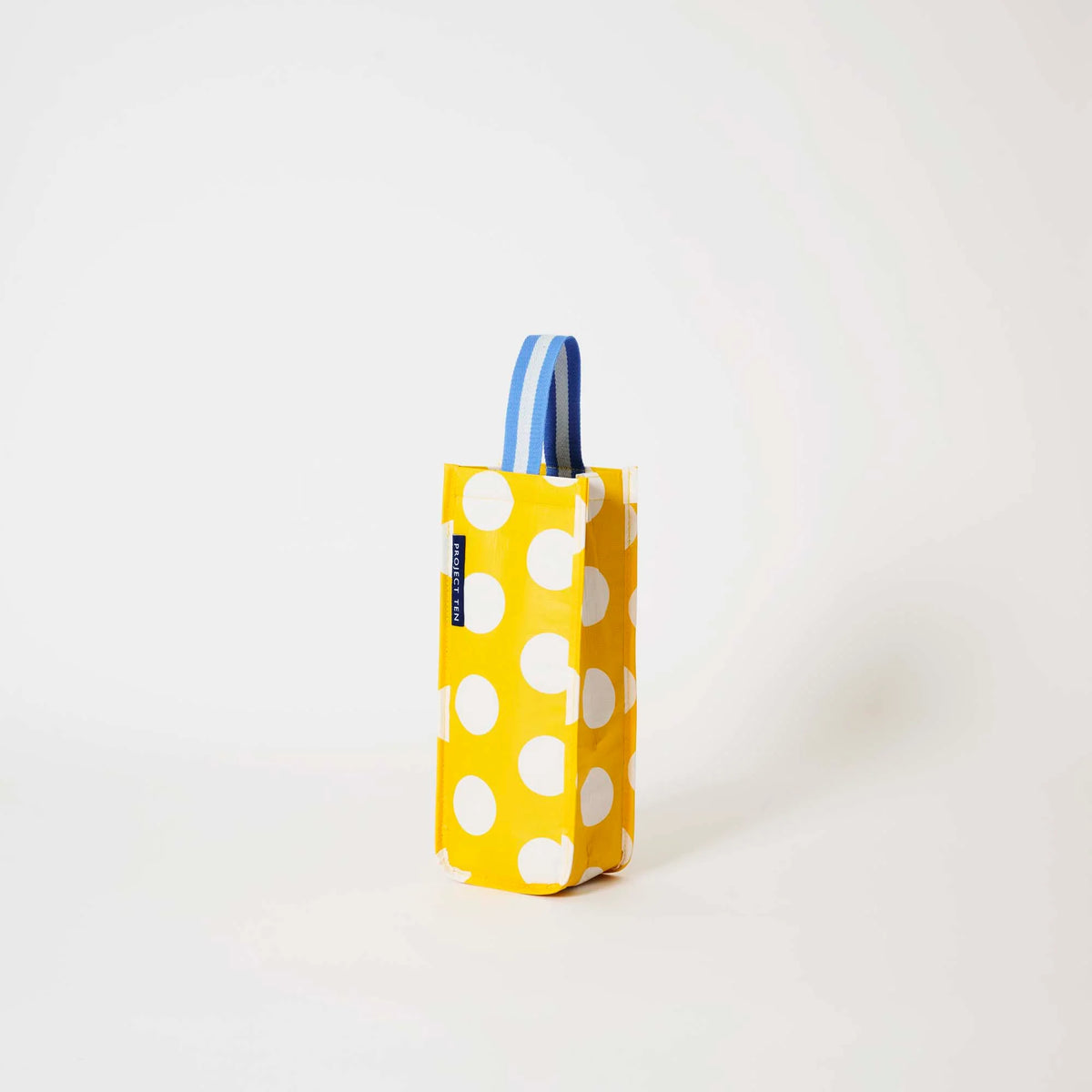 Wine Bag – Yellow Polka Dot